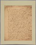 Letter to John Lawrence, Philadelphia