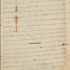 Letter to Abraham Van Vechten, Albany