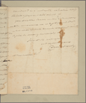Letter to Abraham Van Vechten, Albany