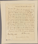 Letter to Rev. Jeremiah Day, Pres[ident] of Yale Coll[ege], New Haven