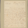 Letter to Philip Van Rensselaer, Albany [N. Y.]