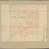 Letter to Philip Van Rensselaer, Albany [N. Y.]