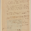 Letter to Benjamin Talmadge, Litchfield, Conn.