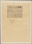 Letter to Benjamin Talmadge, Litchfield, Conn.