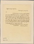 Letter to Joseph E. Sprague, Salem [Mass.]