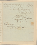 Letter to the President, Vice President, and Directors of the New York Athenaeum