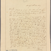 Letter to [ -- -- Dewitt?]