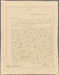 Letter to [ -- -- Dewitt?]