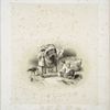 Washerwomen with horse carrying laundry, Cumberland.