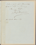 Letter to Carey and Hart, Publishers, Philadelphia