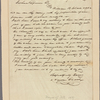 Letter to Joshua Spencer [Utica, N. Y.]