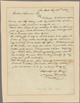 Letter to Joshua Spencer [Utica, N. Y.]