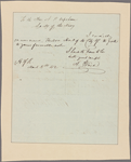 Letter to A[aron] Ward [Washington, D. C.]