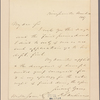Letter to M. M. Jones