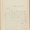 Letter to J. I. Ring, New York