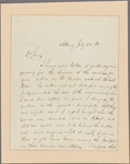 Letter to J. I. Ring, New York