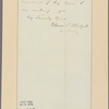 Letter to [Mary L.] Booth [New York].