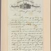 Letter to J. Bowman [New York]