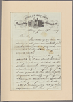 Letter to J. Bowman [New York]
