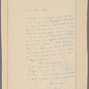 Letter to Mary [L.] Booth [New York]