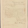 Letter to L[afayette] C[urry] Baker, Detective [Secret Service Bureau, Washington]