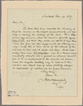 Letter to [William Henry Harrison, Wall Street, New York.]