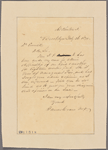 Letter to Dr. Emmet