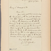 Letter to Henry S. Downs [New York]