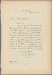 Letter to Henry S. Downs [New York]