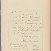 Letter to Dr. A. E. M. Purdy