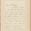Letter to Dr. Purdy