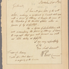 Letter to C?sar A. Rodney, George B. Milligan, and Victor Du Pont, Commissioners, Wilmington, Del