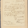 Letter to C?sar A. Rodney, George B. Milligan, and Victor Du Pont, Commissioners, Wilmington, Del