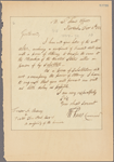 Letter to C?sar A. Rodney, George B. Milligan, and Victor Du Pont, Commissioners, Wilmington, Del