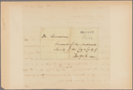 Letter to Dr. [Nicholas] Romaine