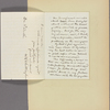 Letter to Doctor P. Worth [New York]