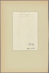 Letter to Doctor P. Worth [New York]