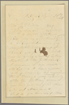 Letter to G[eorge William] Warren [Albany]