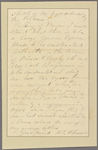 Letter to G[eorge William] Warren [Albany]