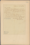 Letter to John Anderson, Wall St.