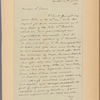 Letter to Dr. [Thomas Addis] Emmet, New York