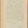 Letter to Dr. [Thomas Addis] Emmet, New York