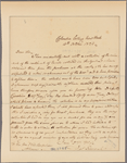 Letter to S[tephen] Van Rensselaer, Albany