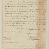 Letter to Mrs. [Elias] Boudinot, Baskinridge [N. J.]