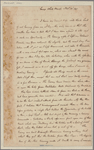 Letter to Mrs. [Elias] Boudinot [Baskinridge, N. J.]