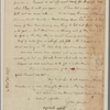 Letter to Mrs. [Elias] Boudinot [Baskinridge, N. J.]