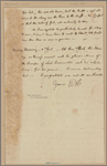 Letter to Mrs. [Elias] Boudinot, Baskinridge [N. J.]