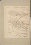 Letter to [Sir William Johnson, Bart., Johnstown, N. Y.]