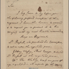 Letter to the Secretary at War [Sir George Yonge, Bart., London.]