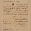 Letter to the Secretary at War [Sir George Yonge, Bart., London.]